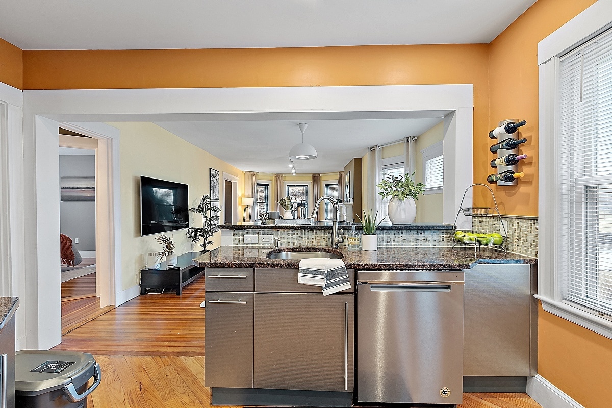 View from Kitchen - 1900 Washington St