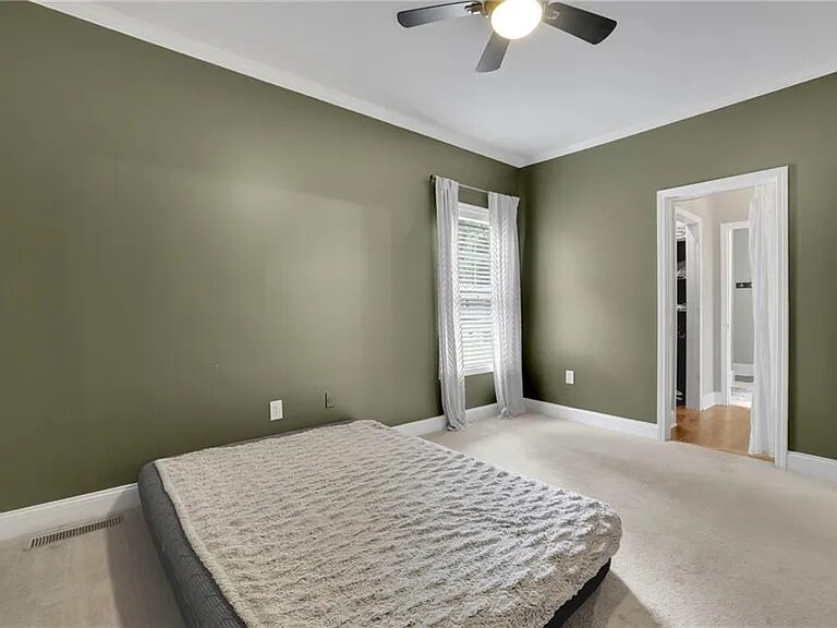 Master Bedroom with Private Bath & Walk in Closet - 41 Spring Ln NW