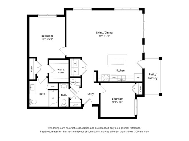 Floorplan - Ashlynn Ridge 55+ Apartments