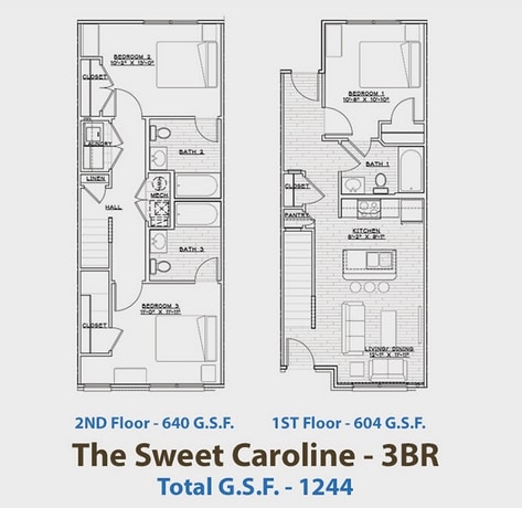 The Sweet Caroline - Pulaski Square Townhomes