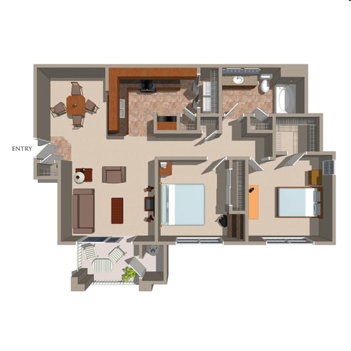 2BR/1BA - Painted Trails