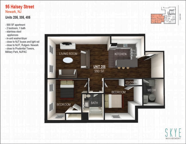 91 Halsey Street 405 91 Halsey St Newark NJ 07102 Apartment Finder