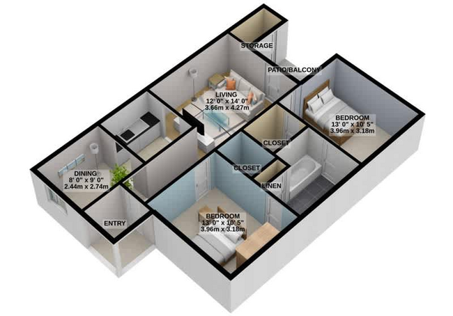 Aubry B1 2x1 850sqft.png - The Aubrey