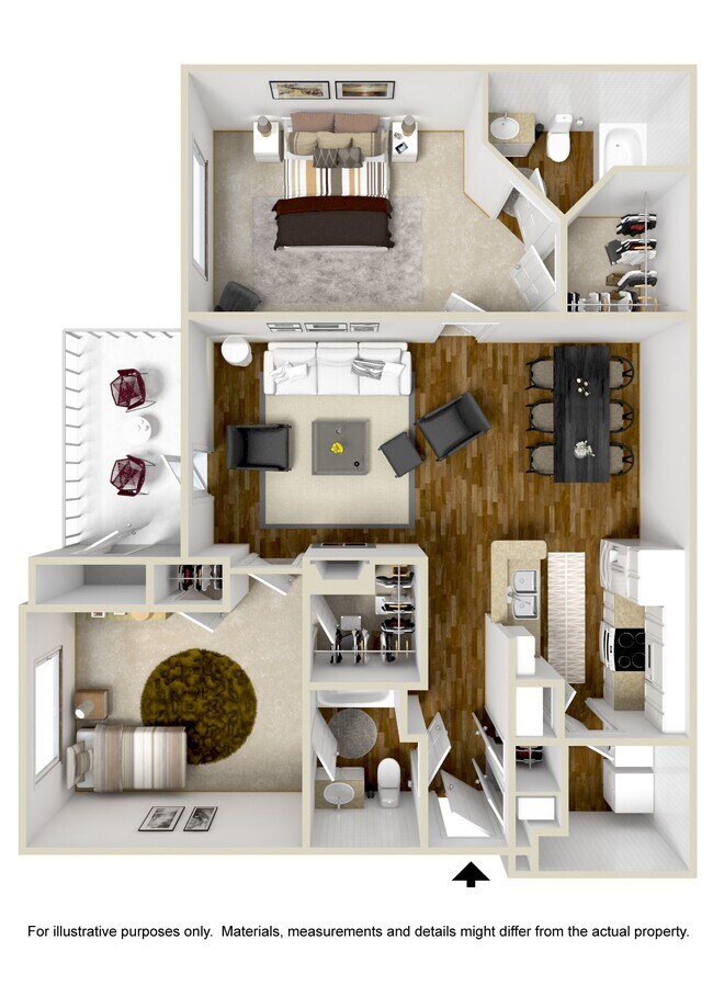 Floorplan - Ashford Place Apartment Homes