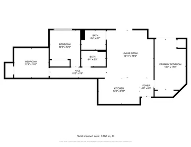 Unit Floor Plan - 332 S Linn St