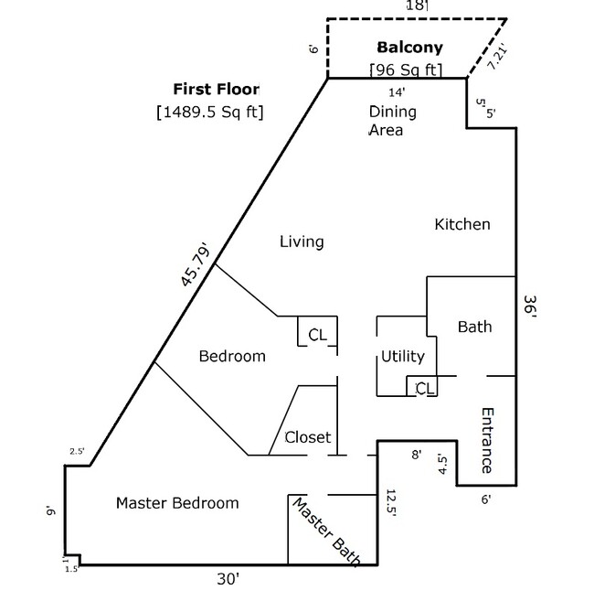 Floor Plan - 1926 W Burnside St