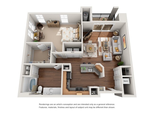 Floorplan - The Tuscany Apartments