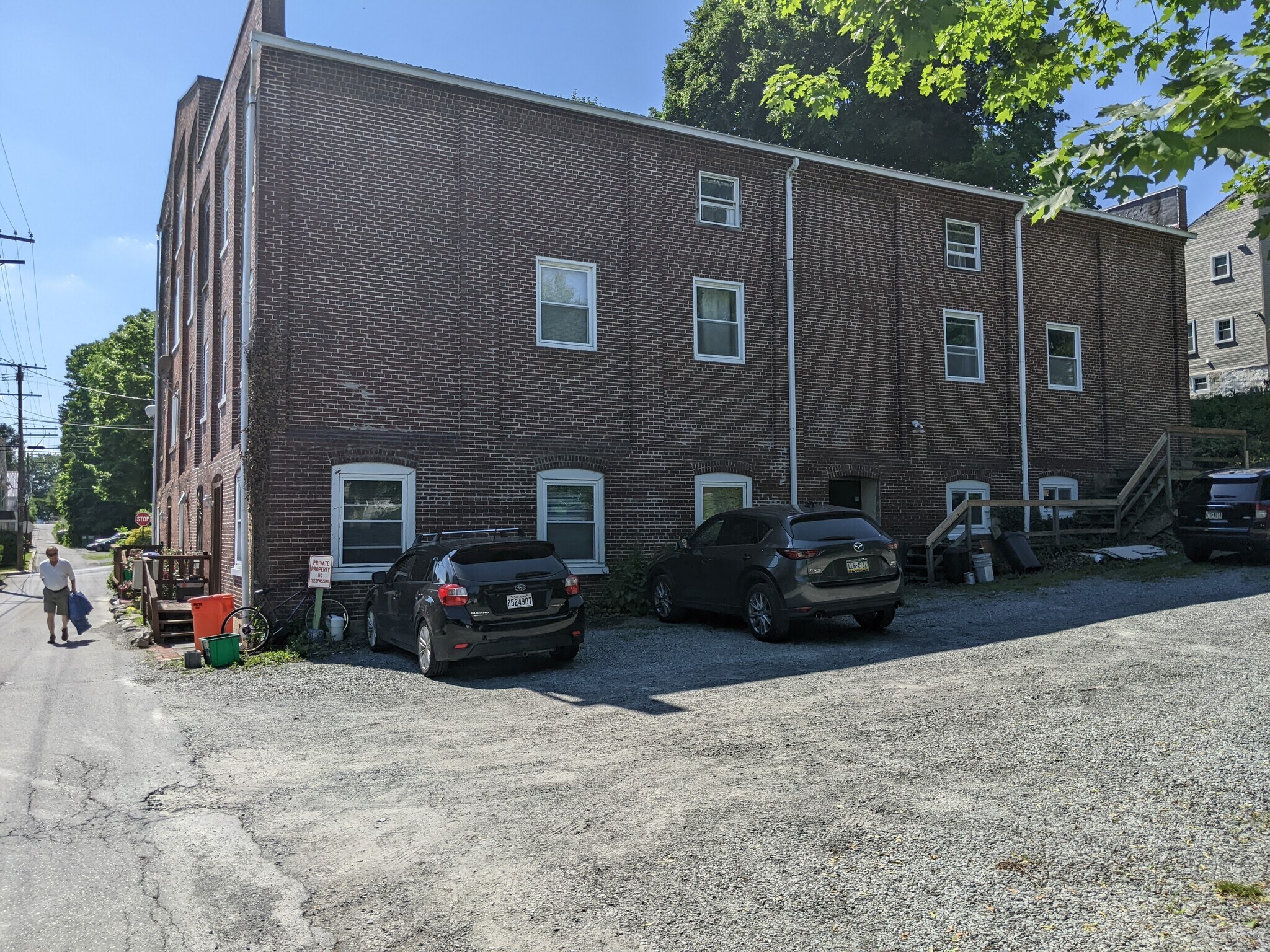 Building from parking area - 11 Spruce St