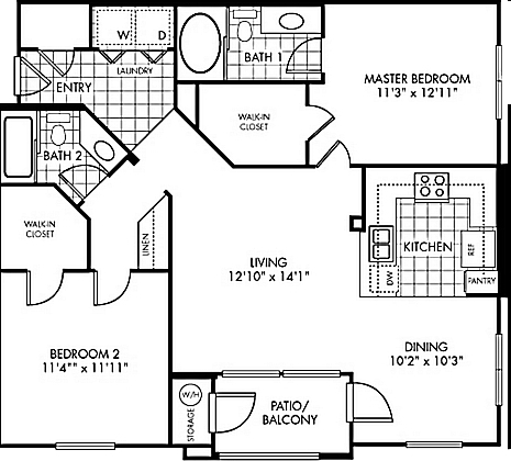 2BR/2BA Nice - Provence at Valencia