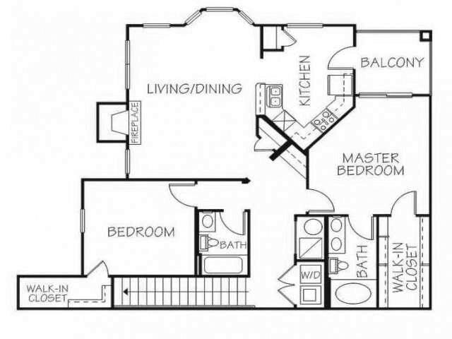 Floorplan - Stone Ridge Estates Apartments & Duplexes