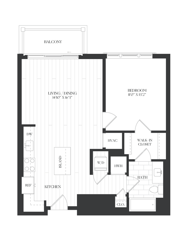 Floorplan - The Barrett at Chevy Chase Lake