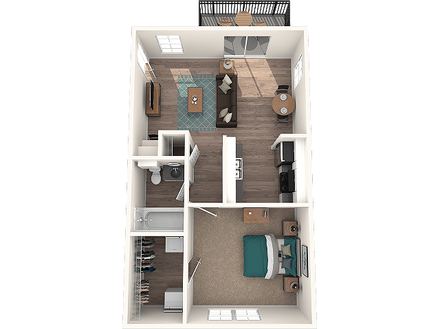 1 Bed 1 Bath - The Timbers Apartments