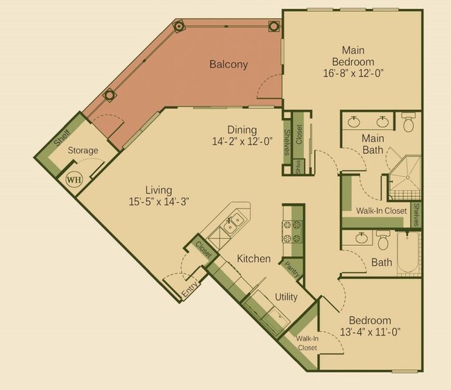 Floorplan - The Langdon at Walnut Park