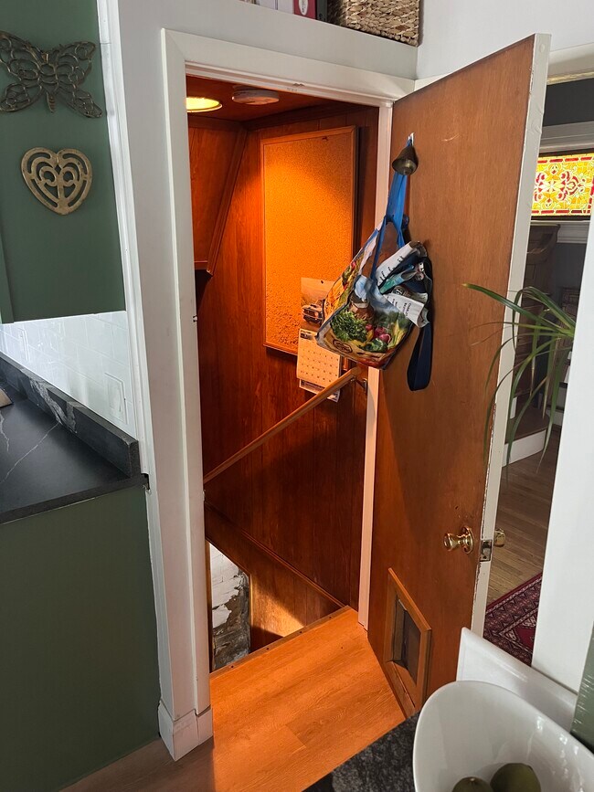 Garden level Stairs (off kitchen) - 90 Franklin Ave