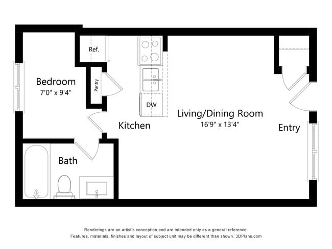 Floorplan - Miller Square & Spanish Trails