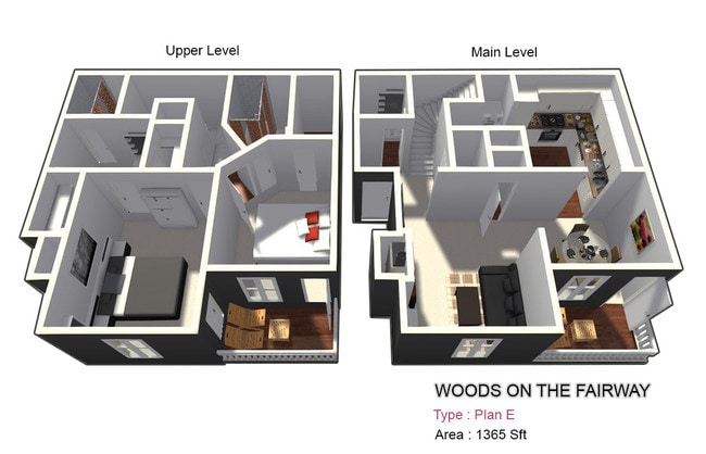 Two Bed / Two and a Half Bath - Townhome - Woods on the Fairway