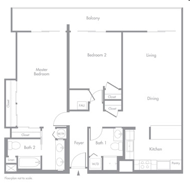 2BR/2BA - 500 N St