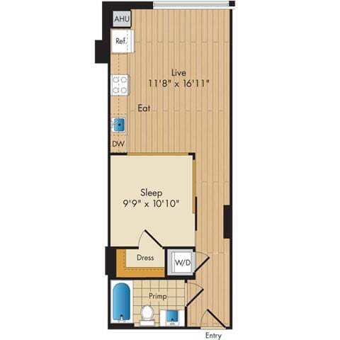 Floorplan - Flats 130 at Constitution Square