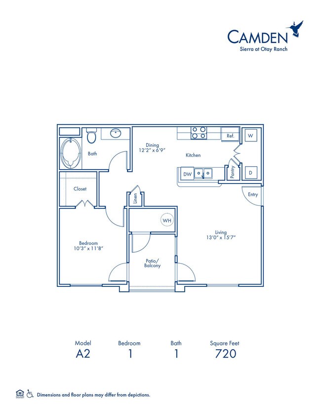 Floorplan - Camden Sierra at Otay Ranch