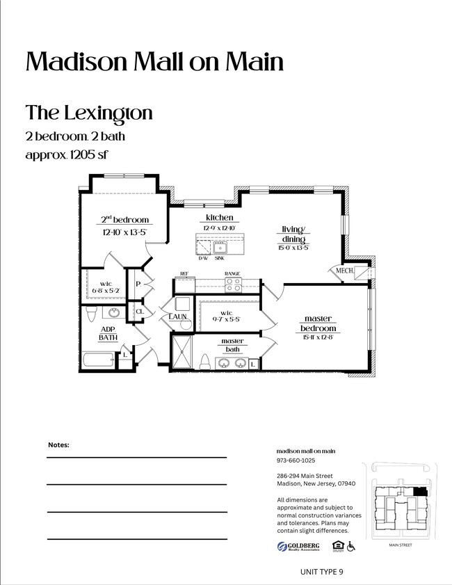 Floorplan - Madison Mall on Main Luxury Apartments