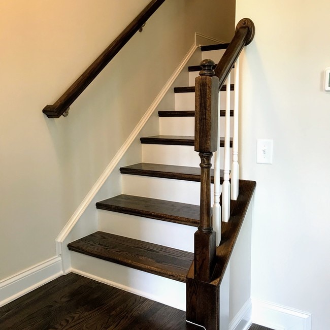 Hardwood stairs - 11275 Bryton Pkwy