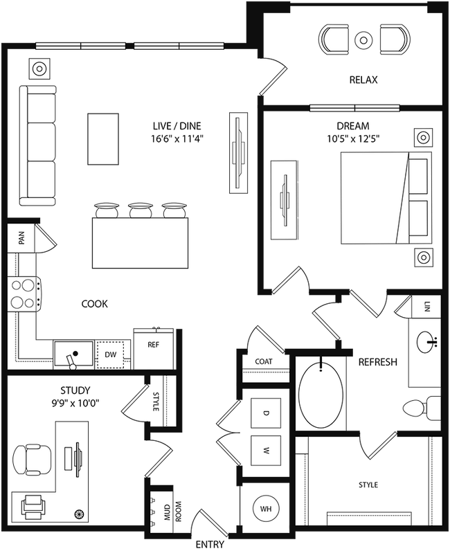 Floorplan - Tessa at Katy