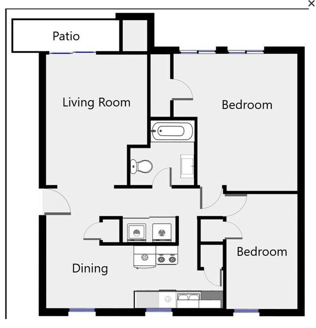 Floorplan - Village Square Apartments