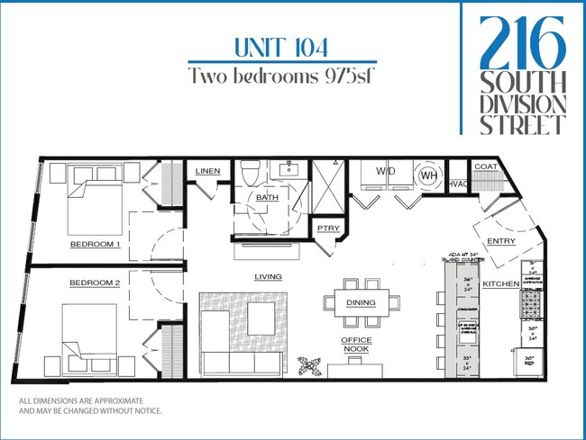 Floorplan - 216 S Division St