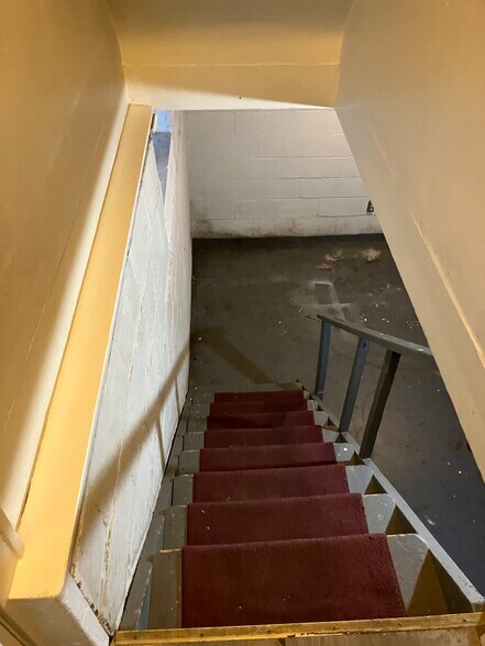 Stairway to basement - 222 N Court St