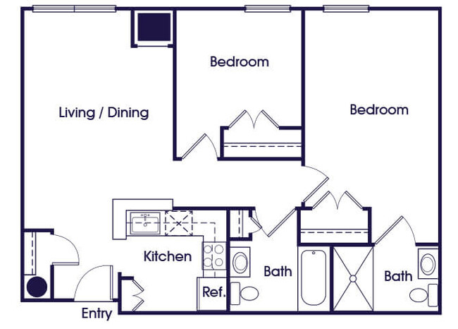 Floorplan - Guardian Place Apartments