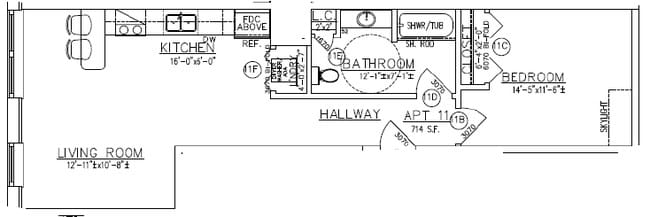 1BR/1BA - Pomeroy Lofts