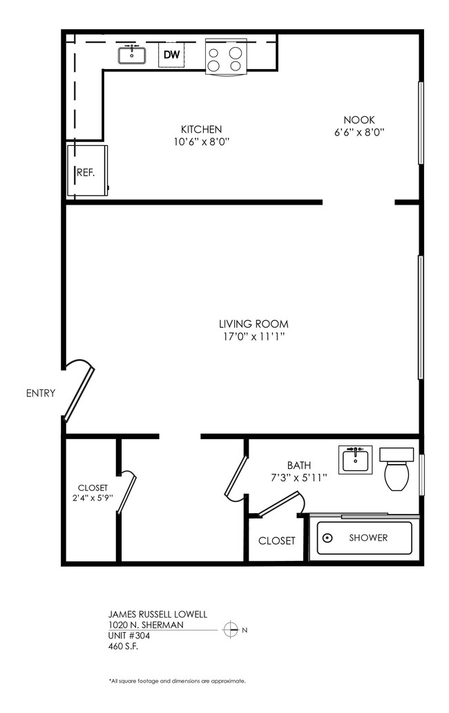 Floorplan - James Russell Lowell