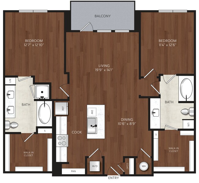 Floorplan - The Park at Katy Trail