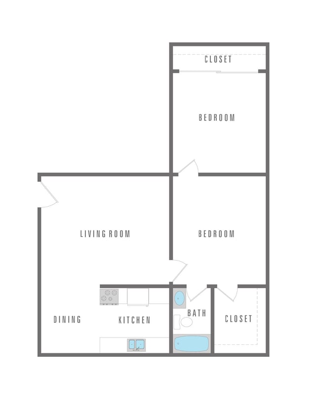 2 Bed 1 Bath - Rancho Alvarado