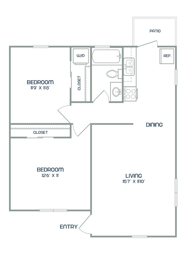 Floorplan - Ayla Apartments