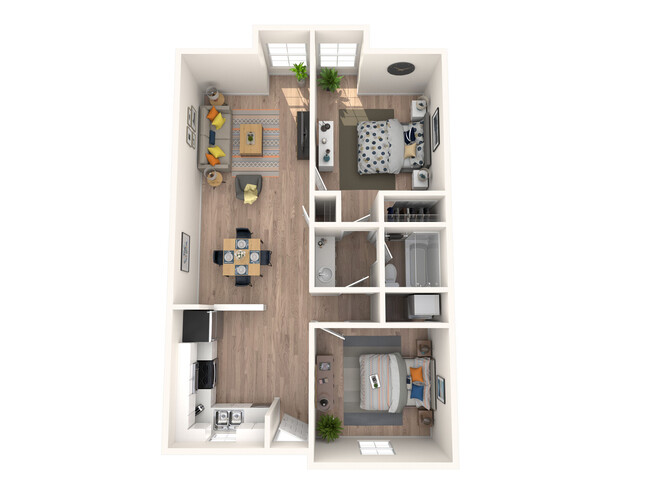 Floorplan - The Franklyn Apartments