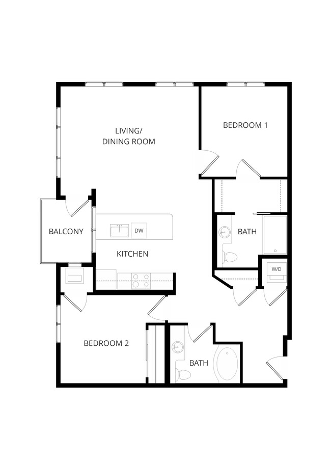 Floorplan - Gatsby Apartments