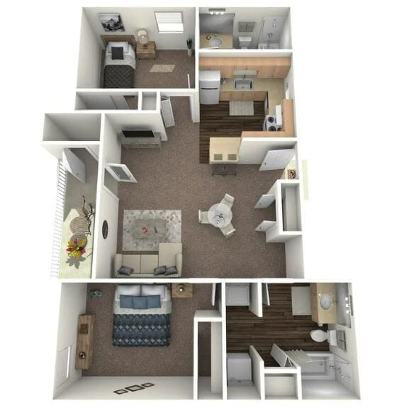 Floorplan - Buffalo Creek Apartments