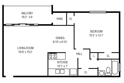1BR/1BA - Fountain Club