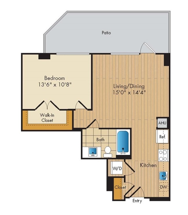Floorplan - Flats 130 at Constitution Square