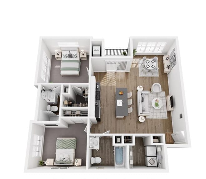 The Heritage Floor Plan - Garrison Heights at Susquehanna Union Green