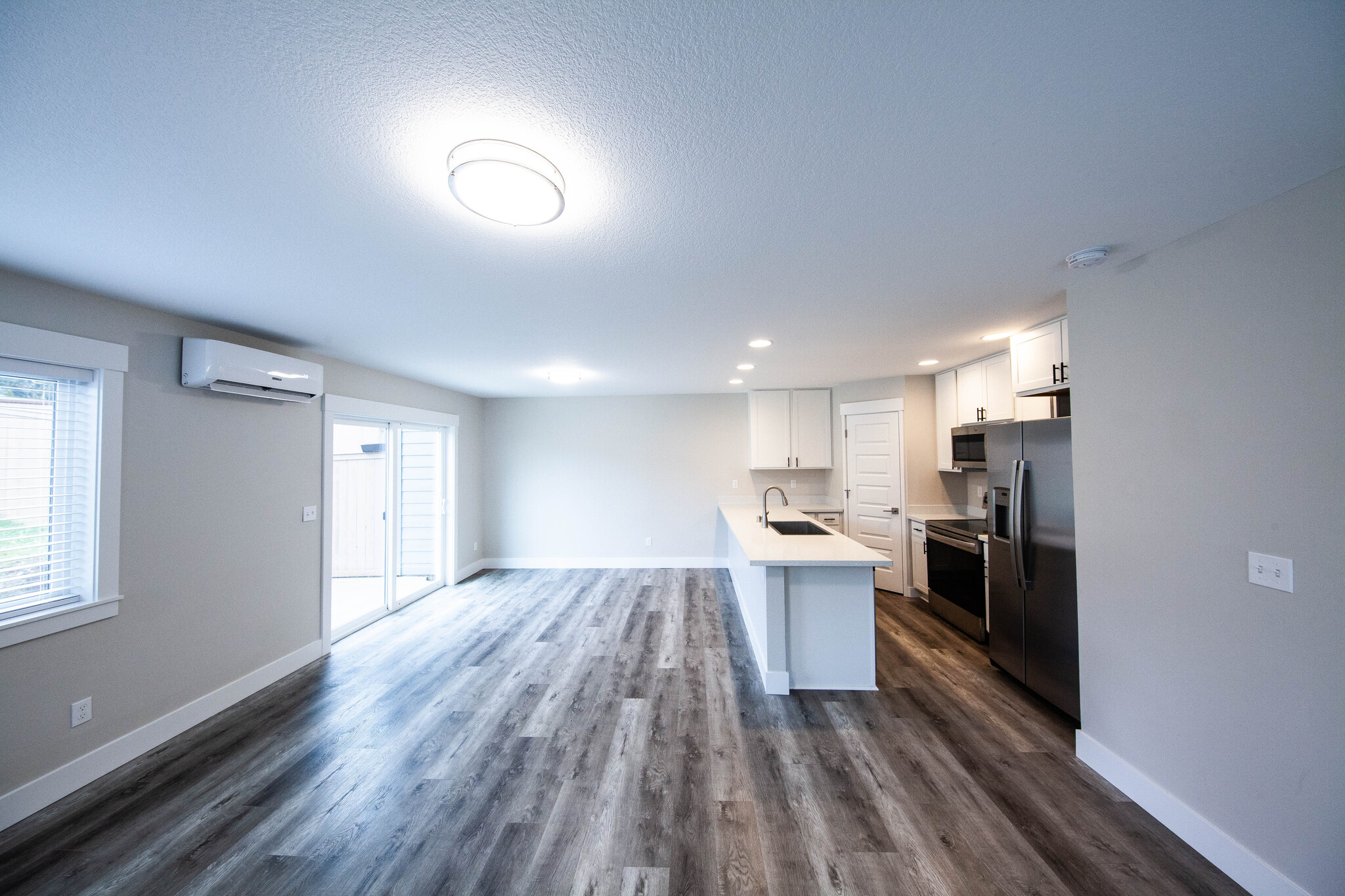 Kitchen and Living Room - 217 Oak St