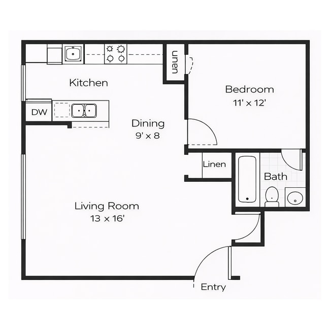 Floorplan - Indigo Apartments