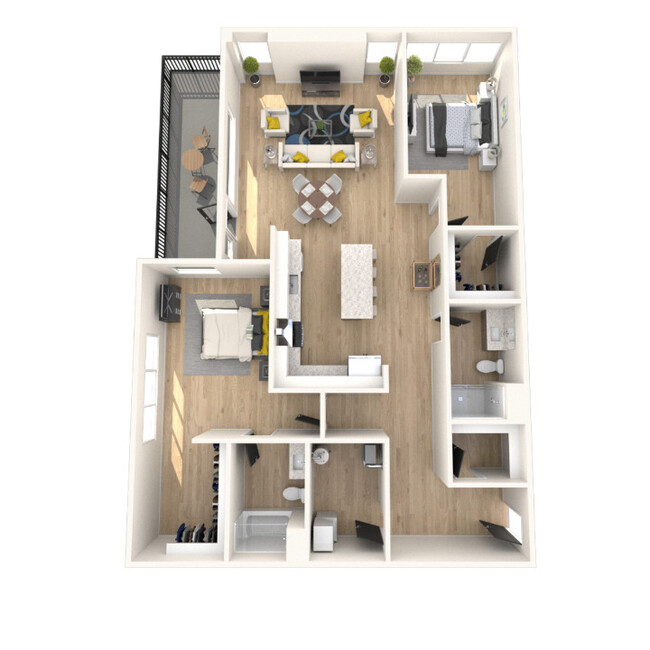 Floorplan - Main Living Apartments