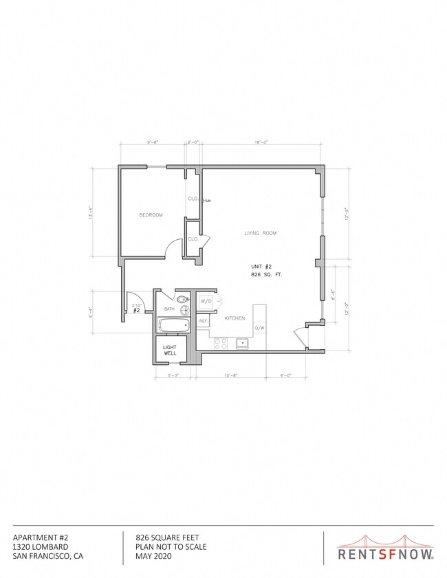 Floorplan - 1320-1380 Lombard