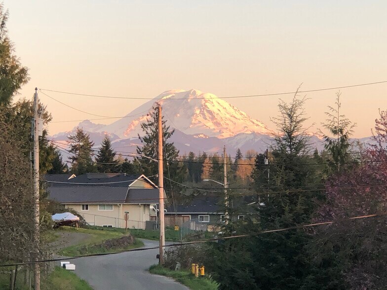 View of Mount Rainier from apartment private entrance - 25609 Lawson St
