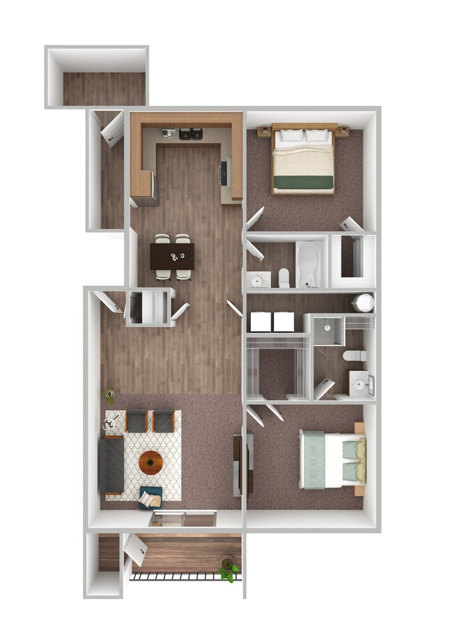 Floorplan - Meadow Stone Apartments