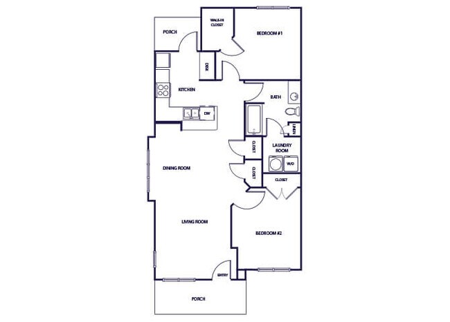 Floorplan - Grand Oaks Apartment Homes