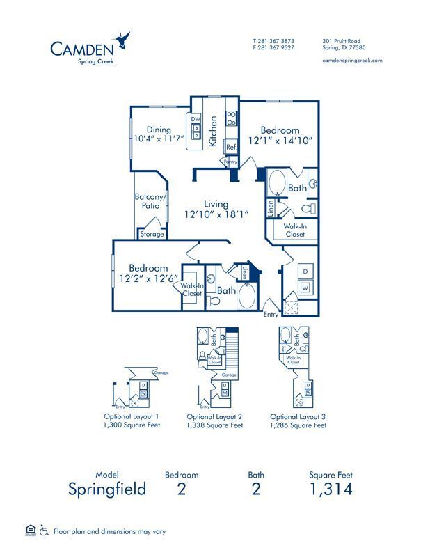 Floorplan - Camden Spring Creek