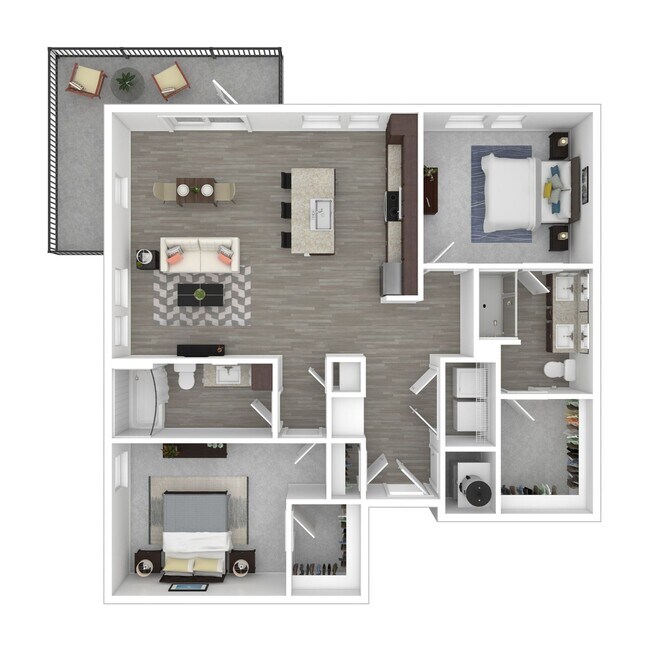 Floorplan - FIFTEEN51 Apartments of Lexington
